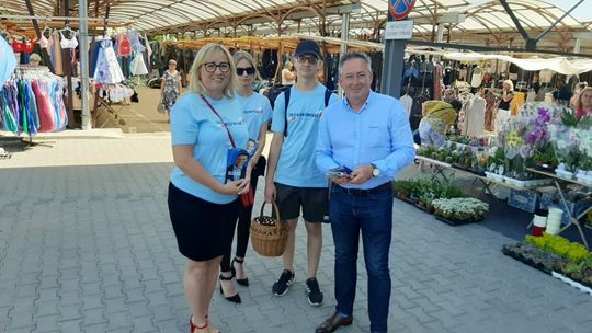 Przedwyborcza sobota na Targowisku Miejskim