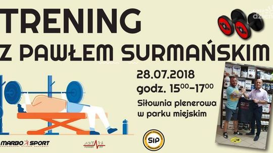 Przyjdź na darmowy trening ze słynnym trenerem