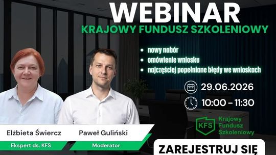PUP w Ostrowcu zaprasza przedsiębiorców na bezpłatny webinar o Krajowym Funduszu Szkoleniowym