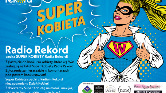 Radio Rekord 100.9 FM Ostrowiec Świętokrzyski szuka Superkobiety!