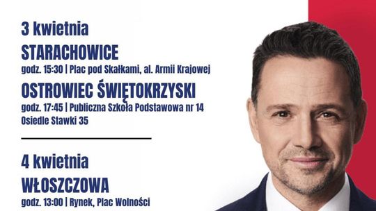 Rafał Trzaskowski odwiedza Świętokrzyskie 