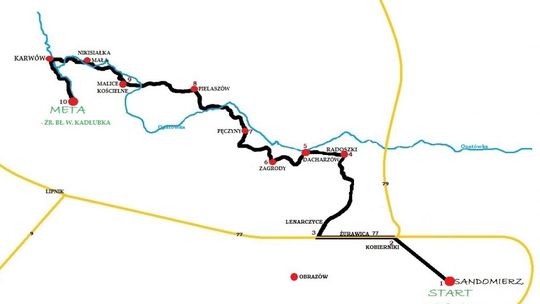 Rajd Papieski po Ziemi Sandomierskiej 