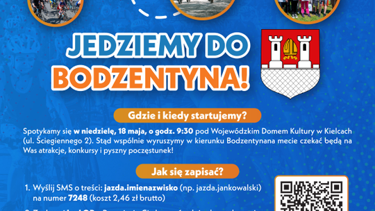 Rajd rowerowy Co Za Jazda do Bodzentyna już 18 maja – publikujemy mapę