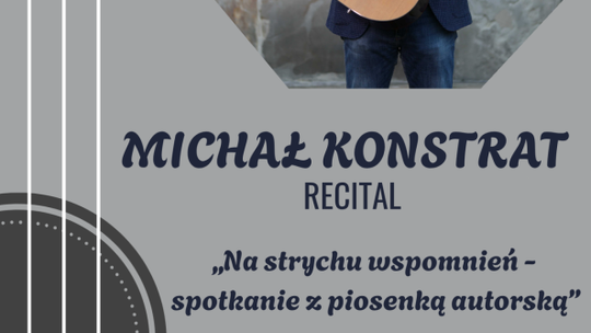 Recital Michała Konstrata w ostrowieckiej bibliotece