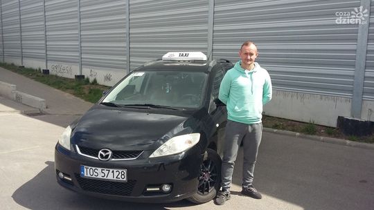 Rekordowe Kulisy Zawodu. Mateusz Dryka: Każdy kurs jest inny. Taksówkarz musi umieć słuchać , a co usłyszy zostawia w taksówce