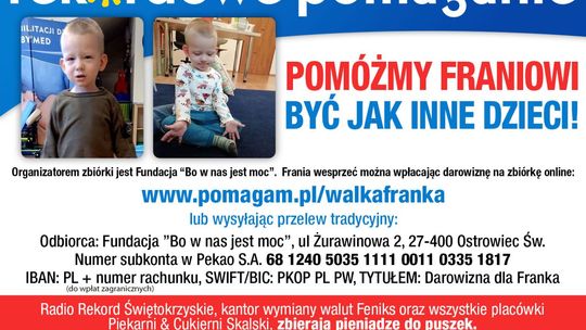 Rekordowe Pomaganie dla Frania