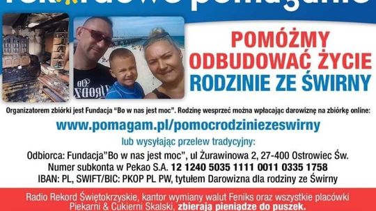 Rekordowe pomaganie dla rodziny ze Świrny 