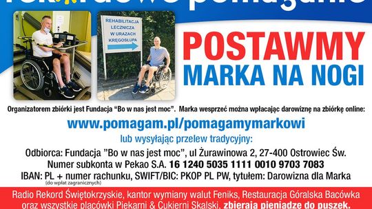 Rekordowe Pomaganie tym razem dla Marka 