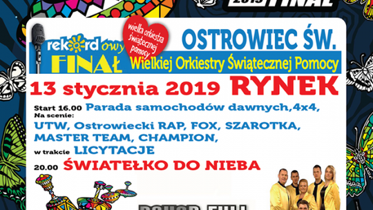 Rekordowy finał WOŚP