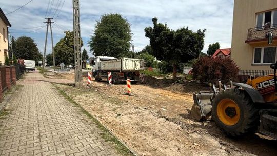 Remont głównej ulicy w Kunowie nabrał tempa 
