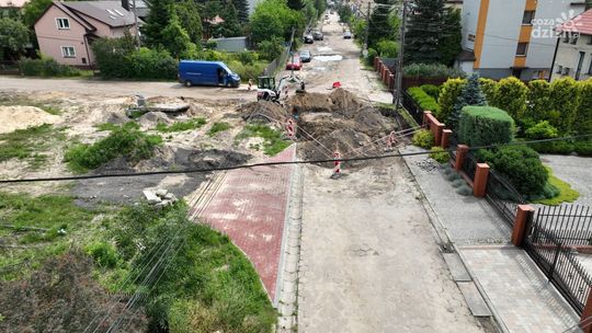 Remont ulicy Wydryńskiej w Kielcach