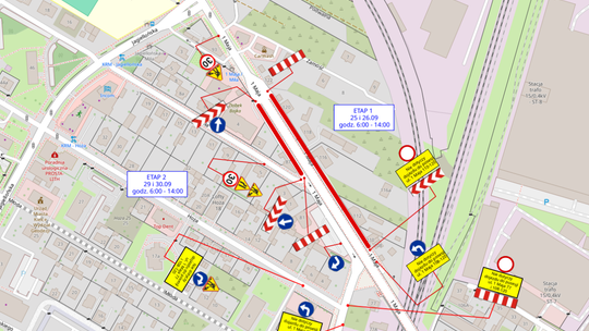 Remont wiaduktu na ul. 1-go Maja – czasowe utrudnienia w ruchu