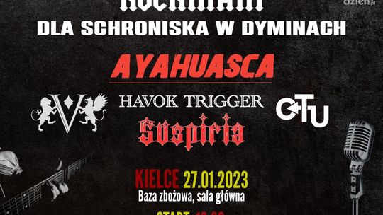 "Rockmani dla Schroniska w Dyminach"