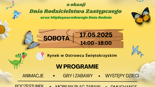 Rodzinny Festyn pełen atrakcji już 17 maja na ostrowieckim rynku