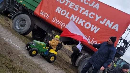Rolnicy w Nagłowicach zaostrzają protest