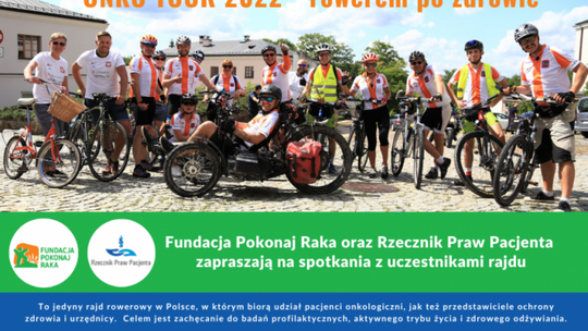 Rowerem pojadą po zdrowie