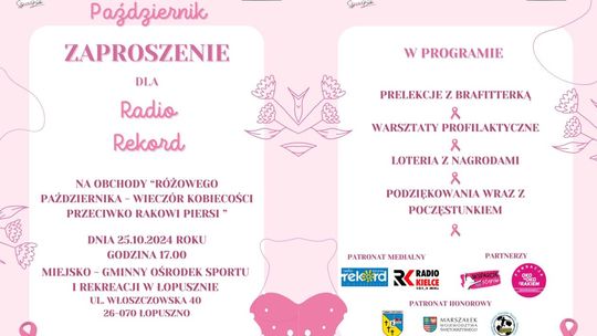 Różowy Październik - Wieczór Kobiecości Przeciwko Rakowi Piersi