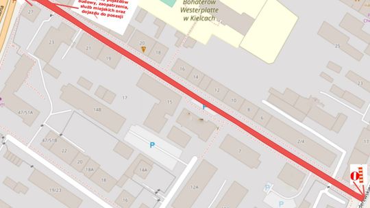 Rozpoczyna się remont ul. Złotej w Kielcach