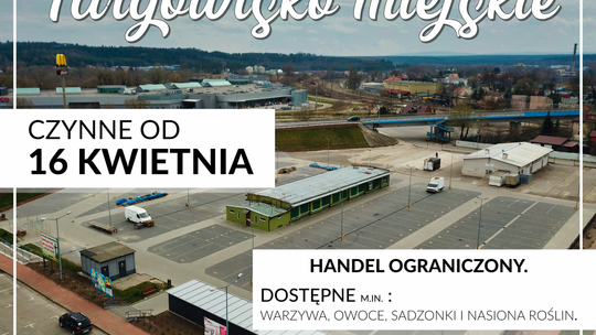 Rusza handel na miejskim targowisku
