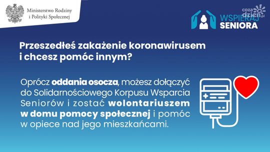 Rusza wolontariat ozdrowieńców