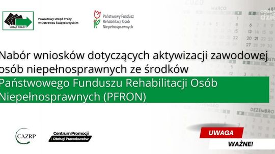 Ruszył nabór wniosków o wsparcie dla osób z niepełnosprawnościami