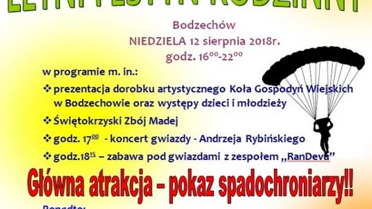 Rybiński i spadochroniarze w Bodzechowie