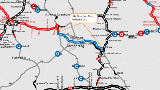 S74 Opatów - Lipnik. Ruszają prace projektowe