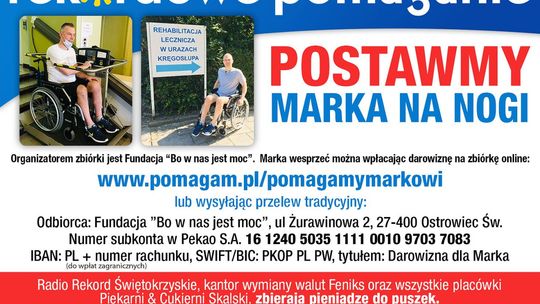 Są pierwsze efekty zbiórki na leczenie Marka