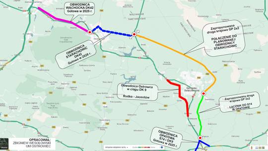 Samorząd Ostrowca chce nowego wariantu obwodnicy miasta 
