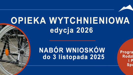 Samorządy mogą aplikować do fundusze na tzw. opiekę wytchnieniową 