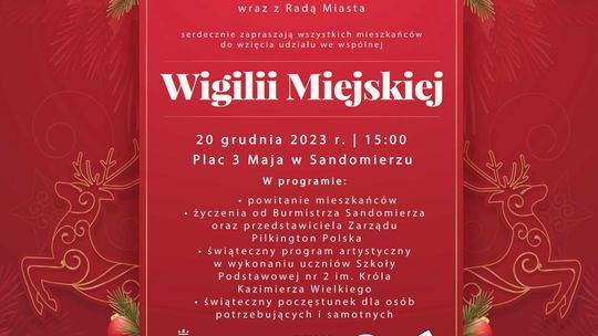 Sandomierska wigilia dla mieszkańców 