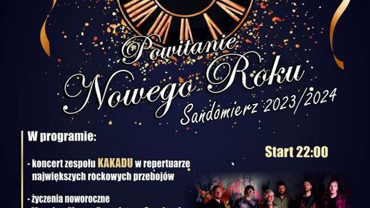 Sandomierski sylwester na rynku starego miasta