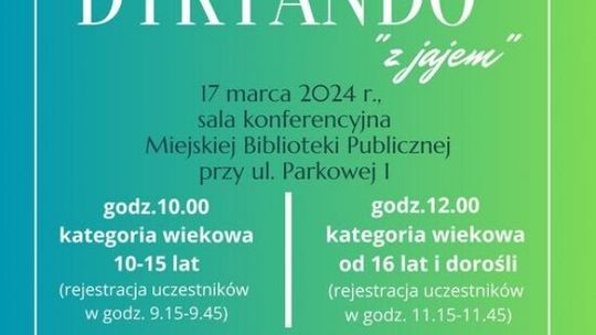 Sandomierskie dyktando "z jajem"