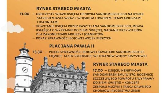 Sandomierz przywita sezon turystyczny już w niedzielę 