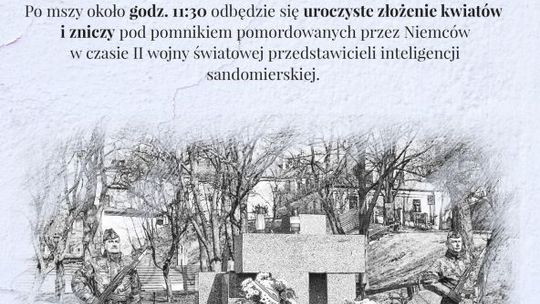 Sandomierz uczci pamięć  mieszkańców zamordowanych w czasie wojny