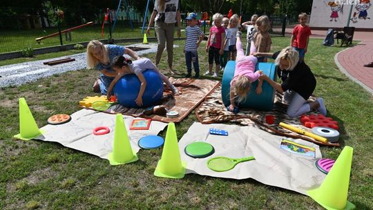 Ścieżka sensoryczna w sandomierskim przedszkolu 