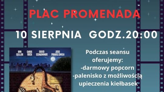 Seans filmowy z pieczeniem kiełbasek 