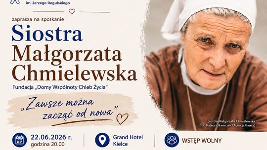 Siostra Małgorzata Chmielewska przyjedzie do Kielc. „Nie bądźmy obojętni”