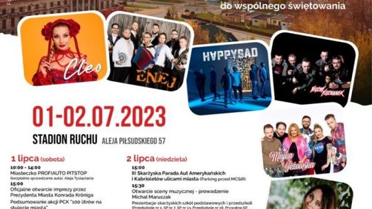 Skarżysko zaprasza w najbliższy weekend na Dni Miasta