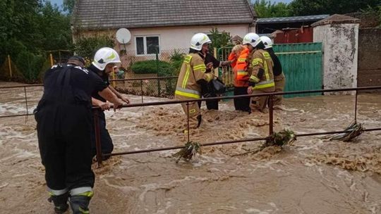 Skutki nawałnicy w regionie