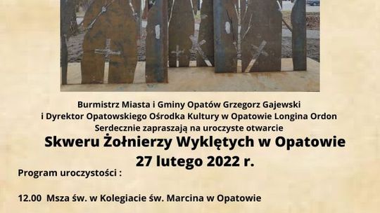 Skwer Żołnierzy Wyklętych w Opatowie 