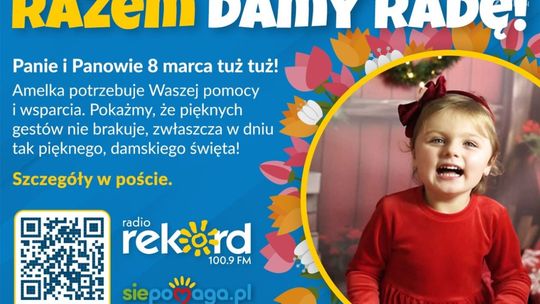 Ślijmy "wirtualne tulipany" dla Amelki