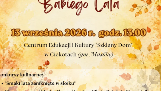 Smaki jesieni, folk i tradycja. VI Festiwal Smaków Babiego Lata już w niedzielę w Ciekotach