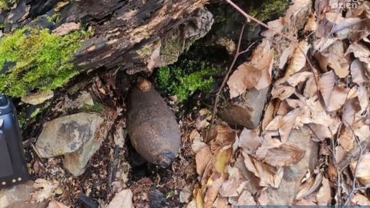 Spacerowicz natknął się na granat