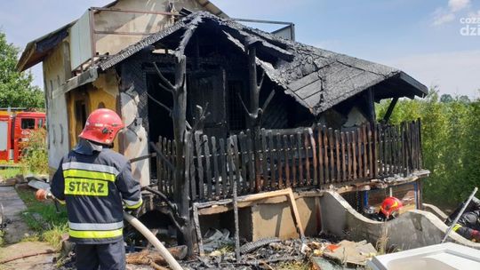Spłonął dom! Prawdopodobnie podpalenie