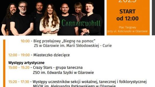 Sportowo-muzyczny piknik w Ożarowie 