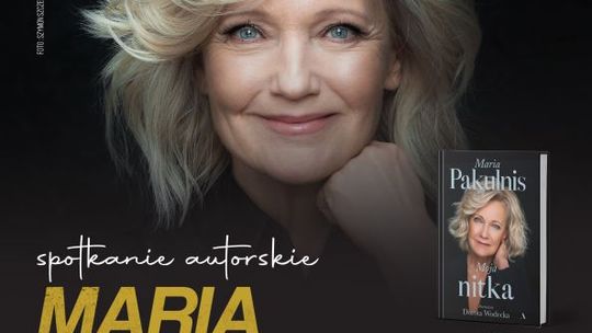 Spotkanie autorskie z Marią Pakulnis w Poczytalni na Dworcu