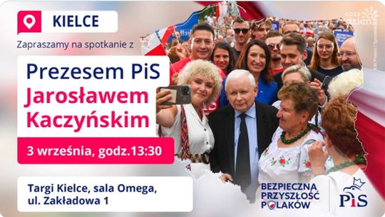 Spotkanie PiS w niedzielę w Kielcach