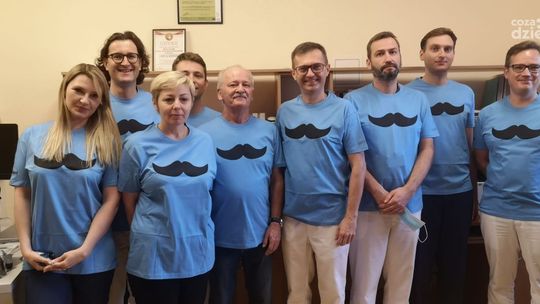 Spotkanie w ramach „Movember” w Świętokrzyskim Centrum Onkologii.