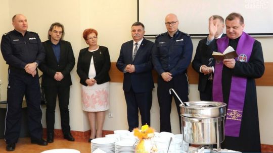 Spotkanie wielkanocne w ostrowieckiej komendzie